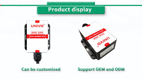 UNIVO Analog Digital Inclinometer for Precise Angle Measurement in Industrial Settings