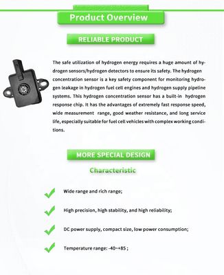 UBHL-VY Fuel Vehicle Sensor With Customizable Hydrogen Concentration Detection