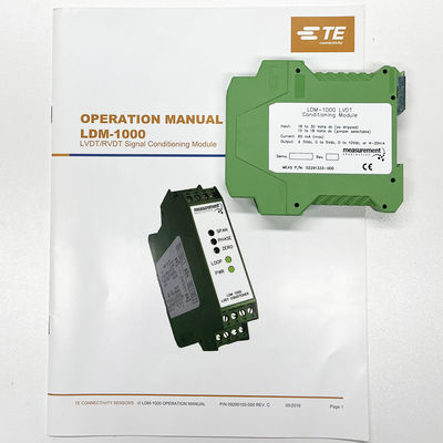 LDM-1000Y LED Screen LVDT RVDT 4 5 6 Line Displacement Sensor Signal Conditioner